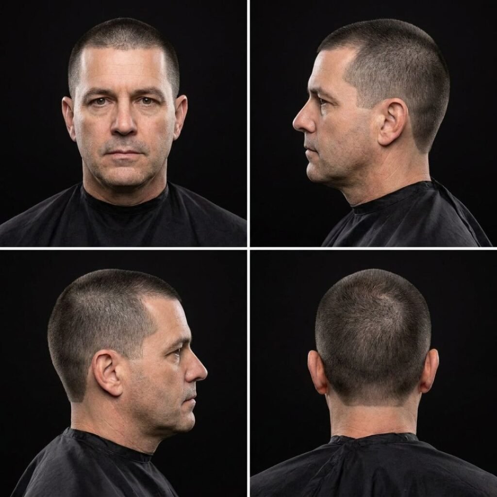 10 Guard Buzz Cut All Around