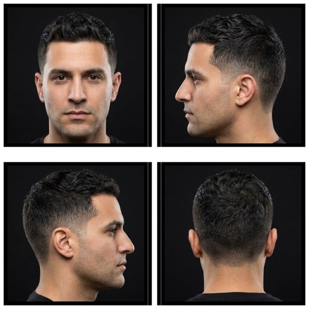 10 Guard Buzz Cut Wavy Hair
