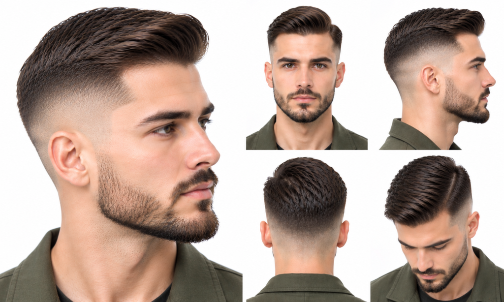 Comb Over Fade No Line: Clean & Stylish Men’s Haircut