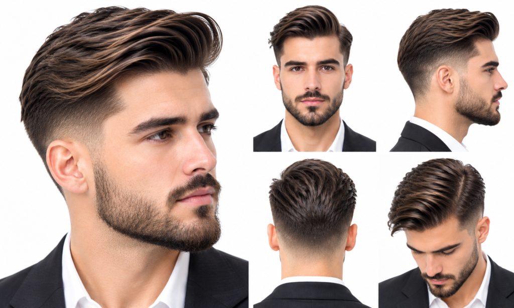 Comb Over Fade No Line: Clean & Stylish Men’s Haircut