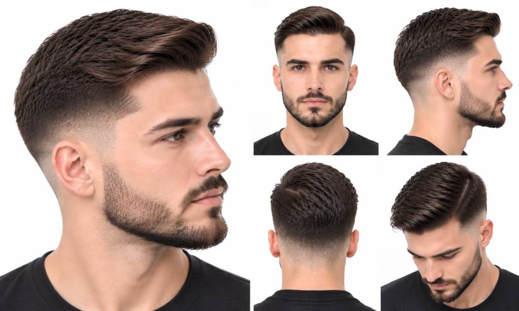 Comb Over Fade No Line: Clean & Stylish Men’s Haircut