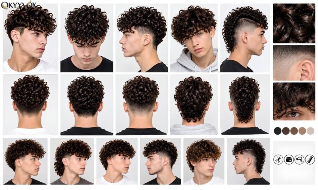 Perm with Fade: Trendy Curly Hairstyles for Men