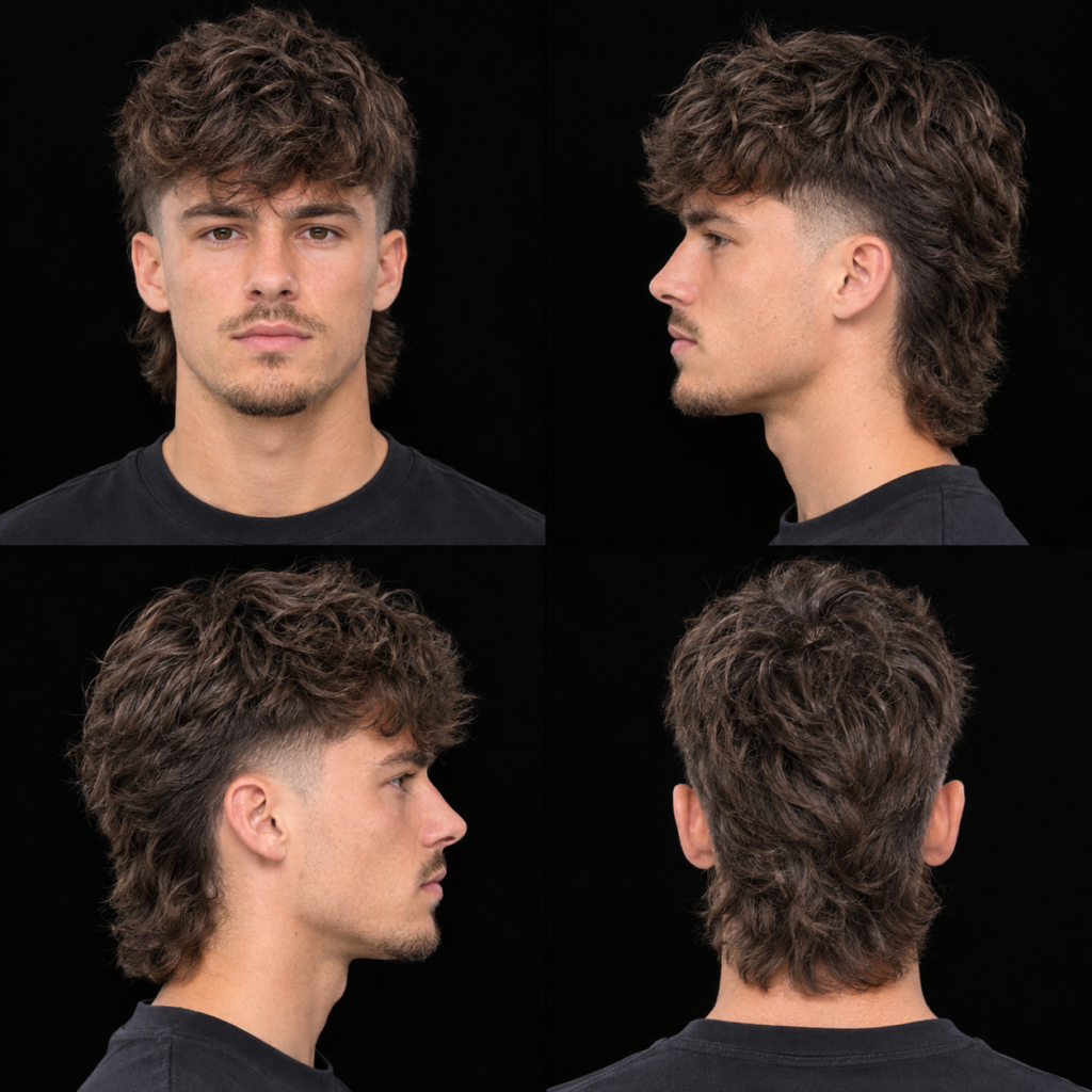Baseball Mullet Haircut