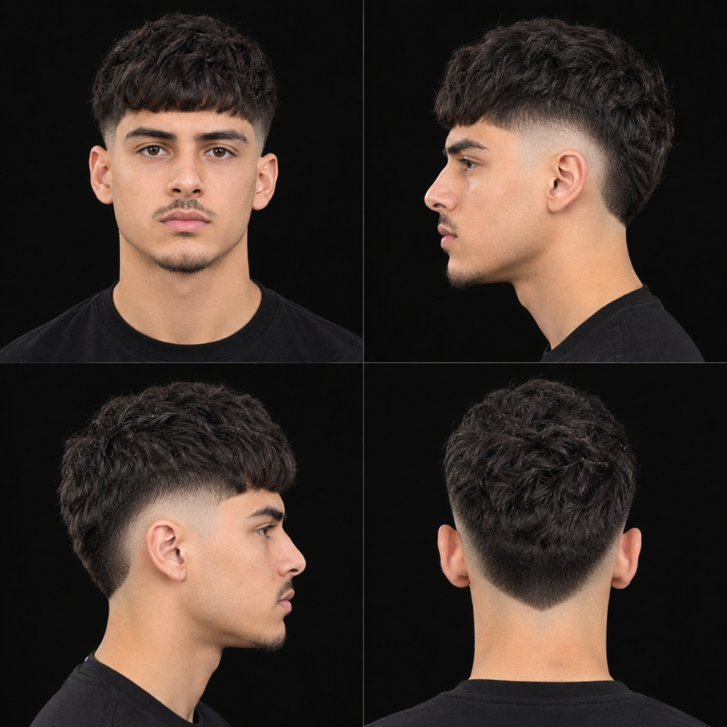 Burst Fade Mit French Crop