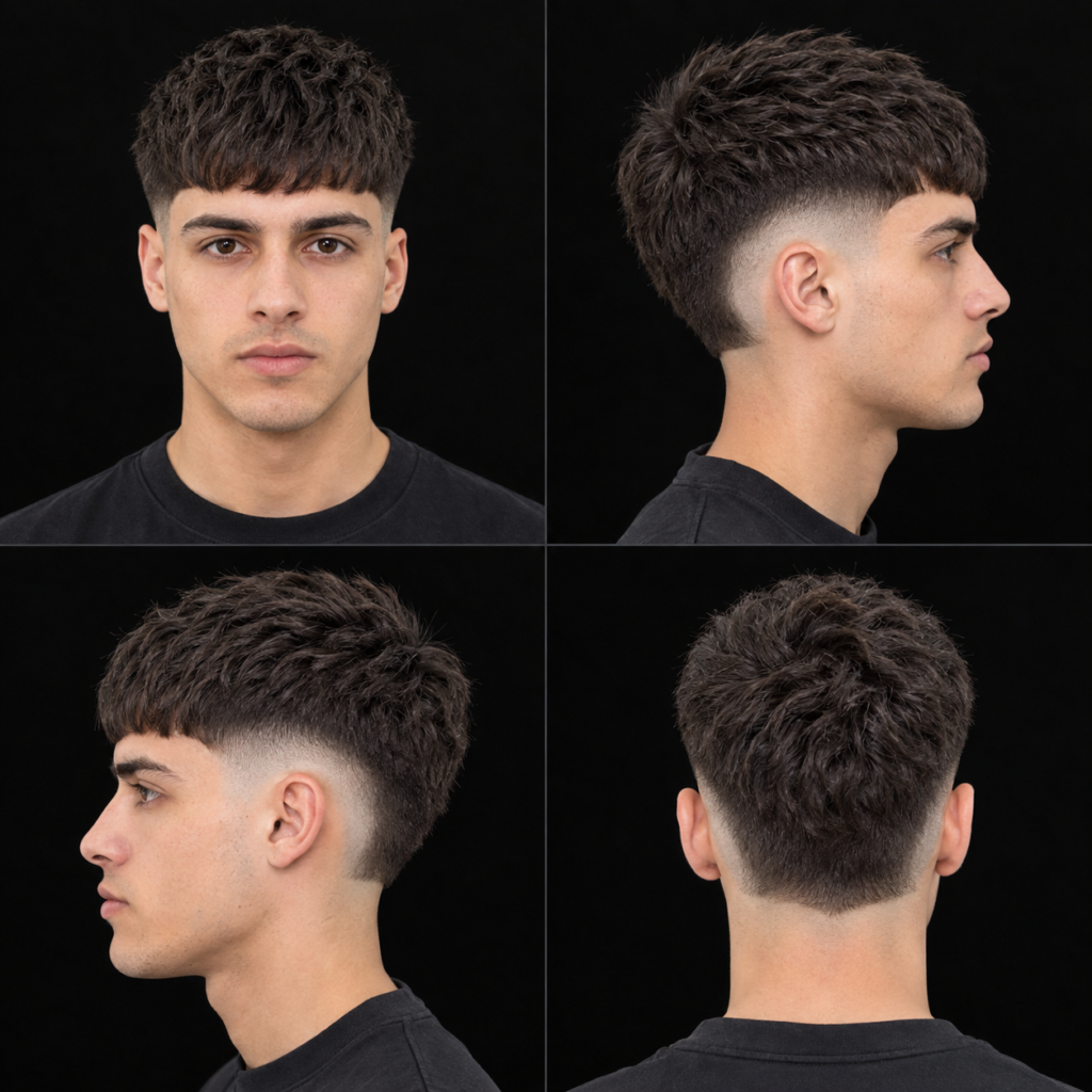 Burst Fade With French Crop