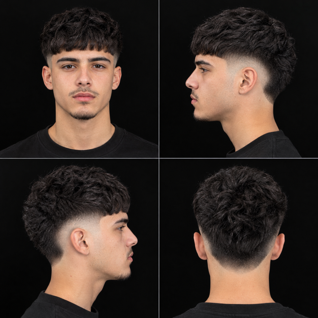 Burst Fade X French Crop