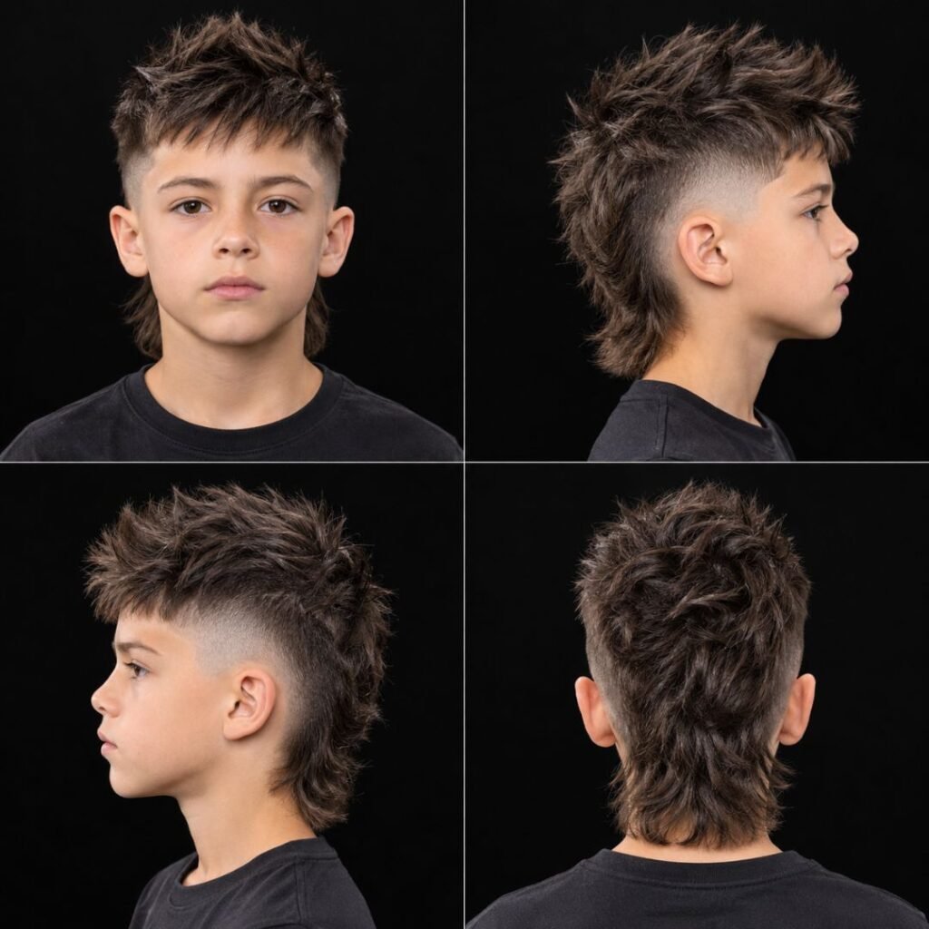 Classic Kids Mohawk Mullet