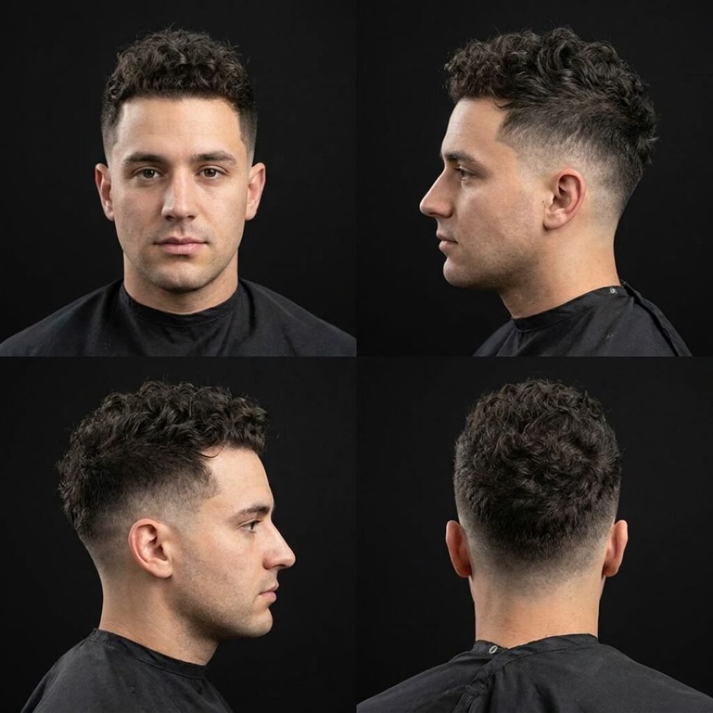 Curly Faux Hawk
