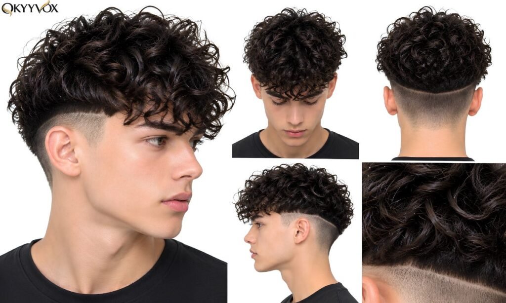 Perm with Fade: Trendy Curly Hairstyles for Men