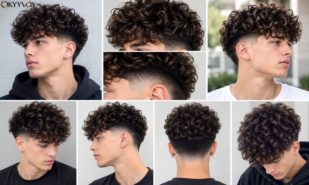 Perm with Fade: Trendy Curly Hairstyles for Men