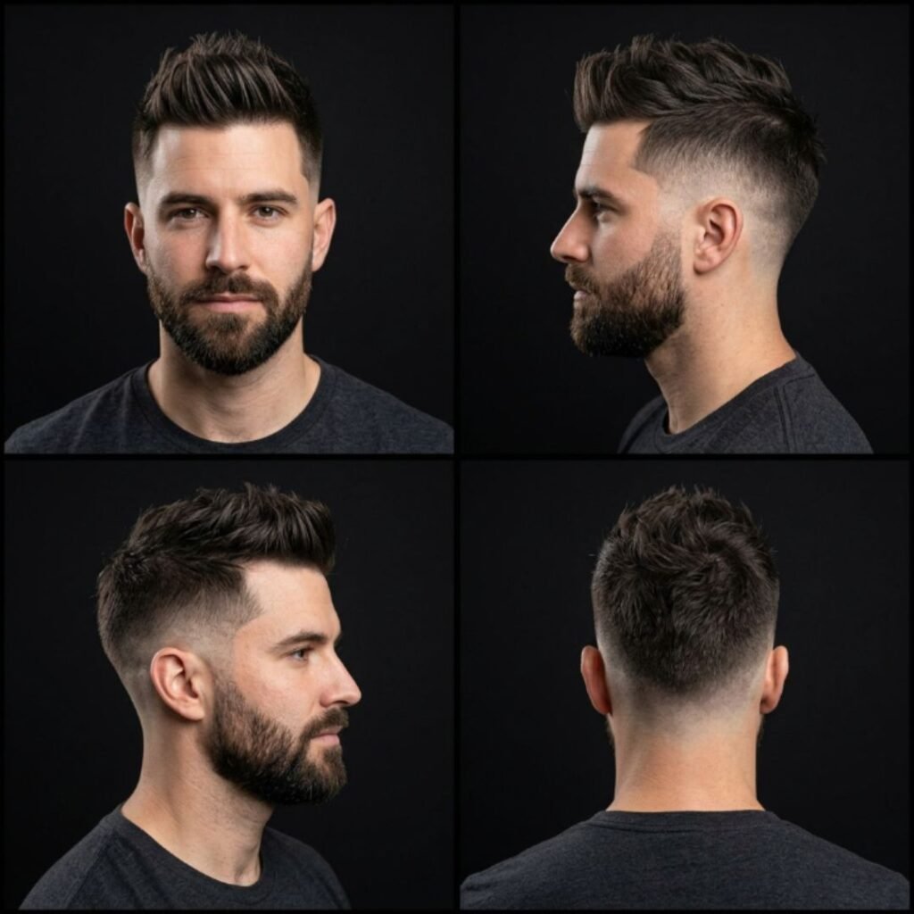 Faux Hawk with Low Fade