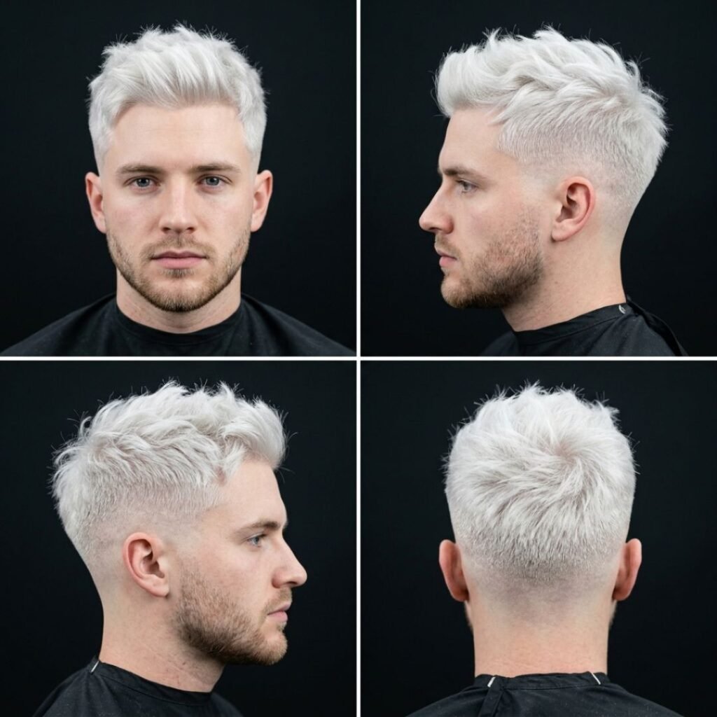 Fluffy White Boy Haircuts