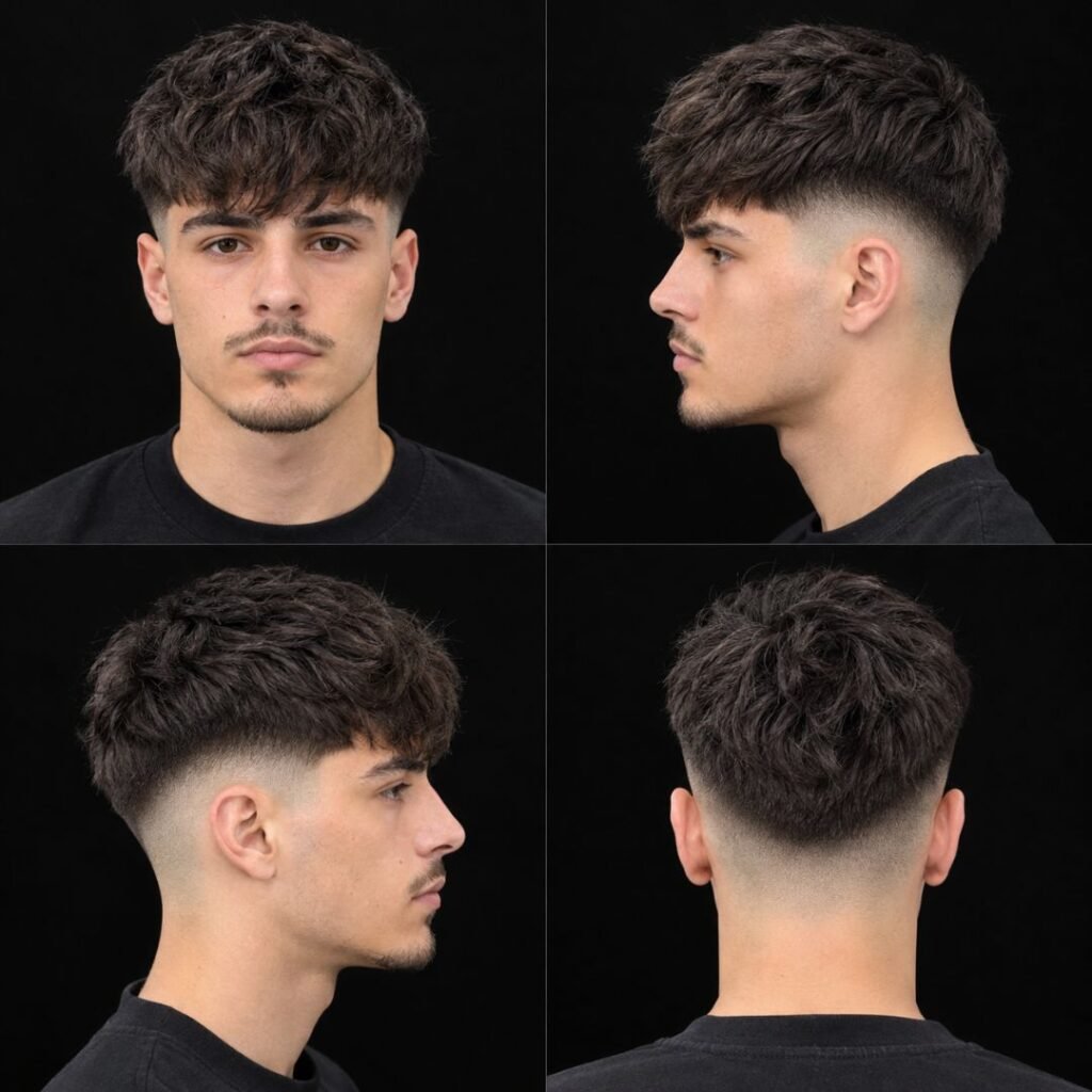 French Crop with Long Top