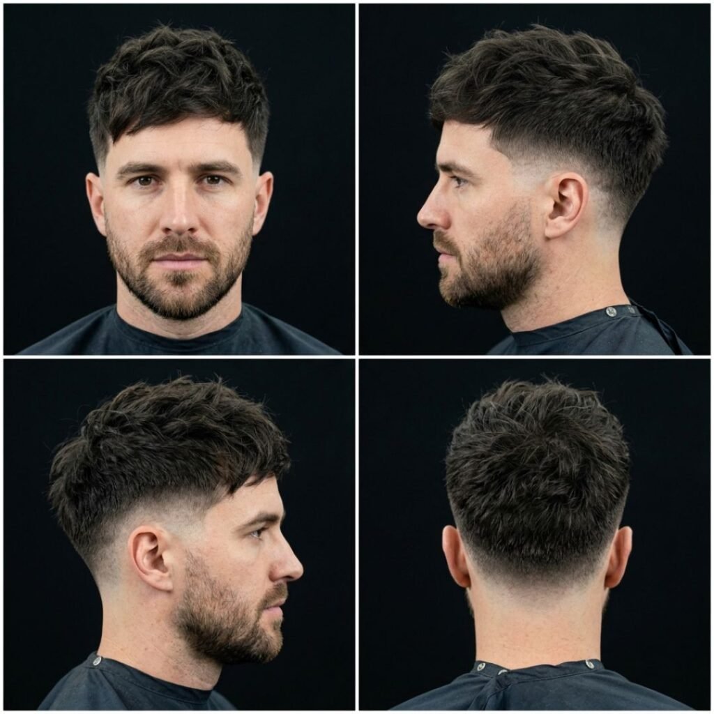 Fully Shaggy Style with Low Fade