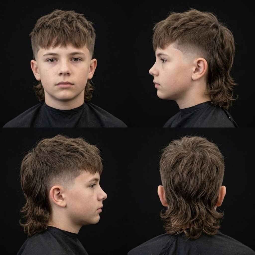 Fun Mullet Haircut Kids