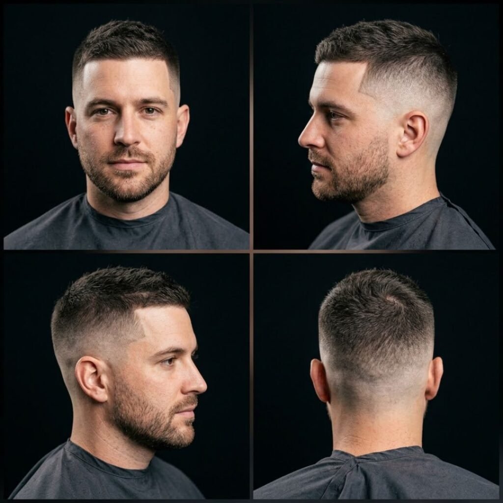 High Fade Crew Cut