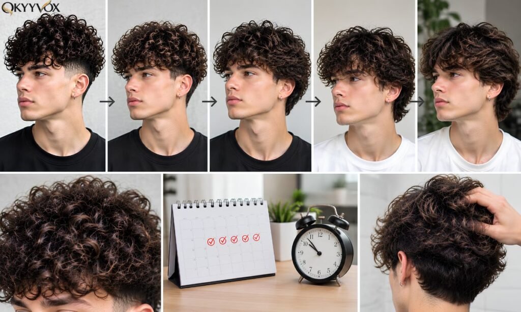 Perm with Fade: Trendy Curly Hairstyles for Men
