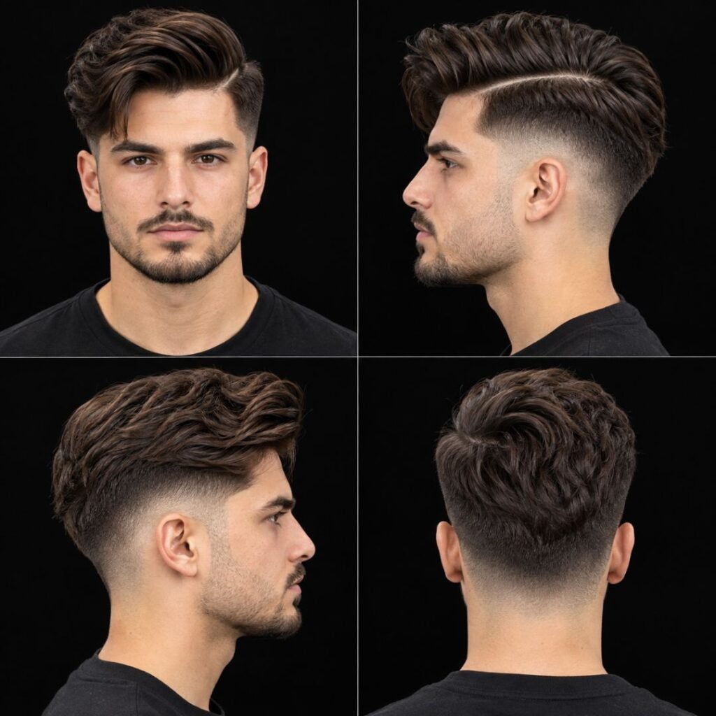 Long on Top with Hard Side Part