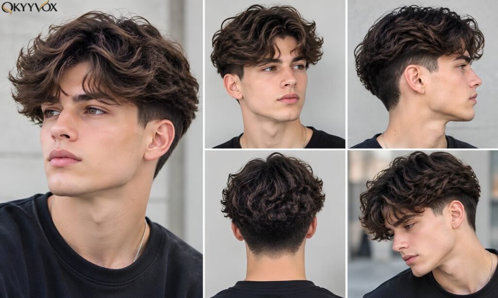 Perm with Fade: Trendy Curly Hairstyles for Men