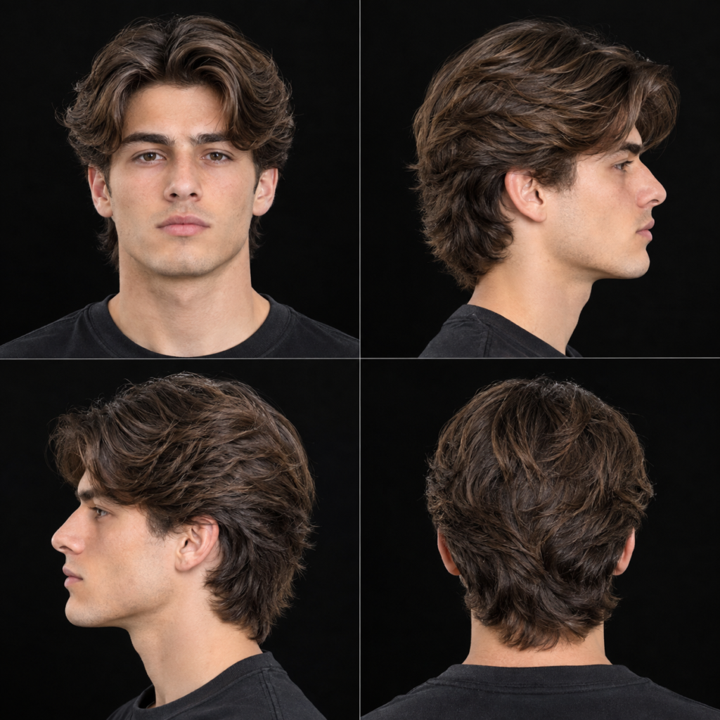 Medium Length Baseball Flow Haircut