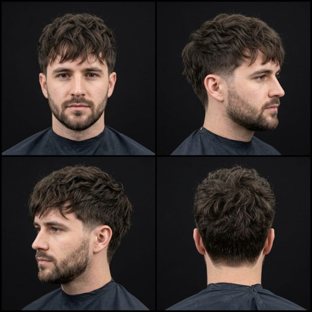 Medium Shaggy Hairstyle