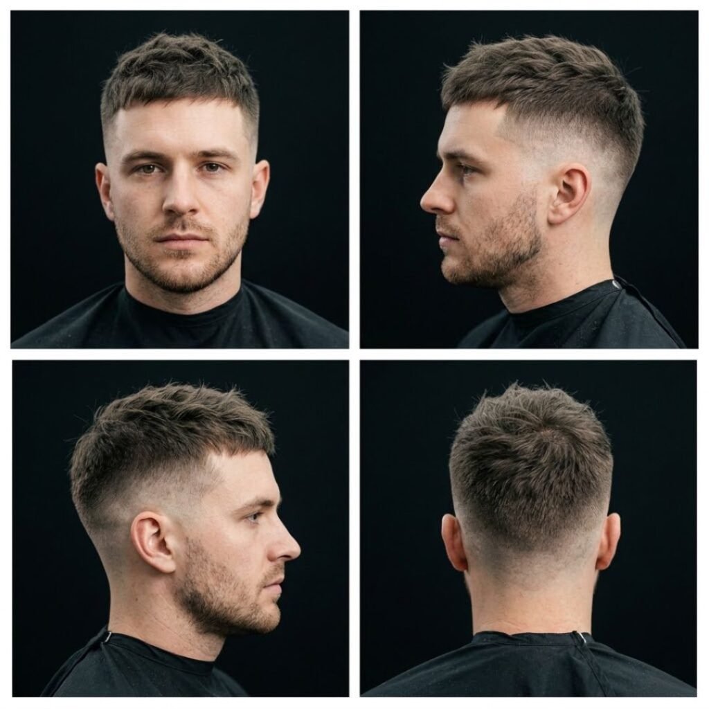 Messy, Short Crew Cut