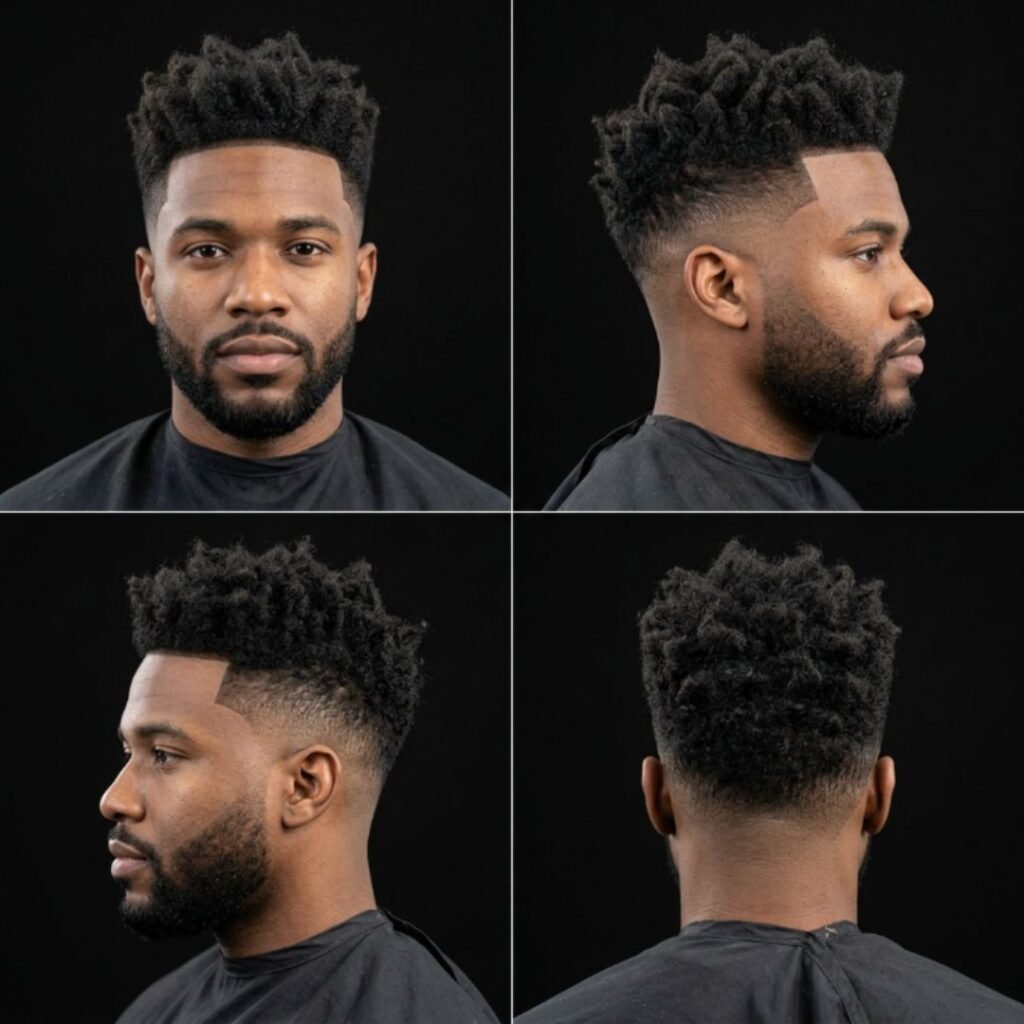 Messy Taper Fade