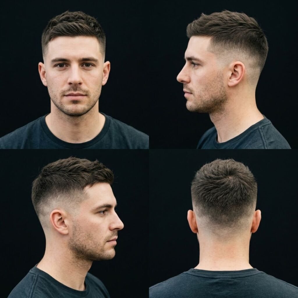 Mid Fade Crew Cut