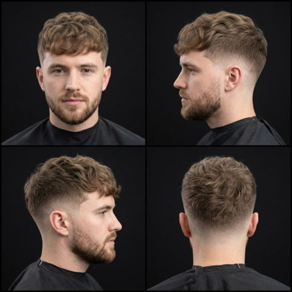Mid-Length Textured Fringe with Low Taper