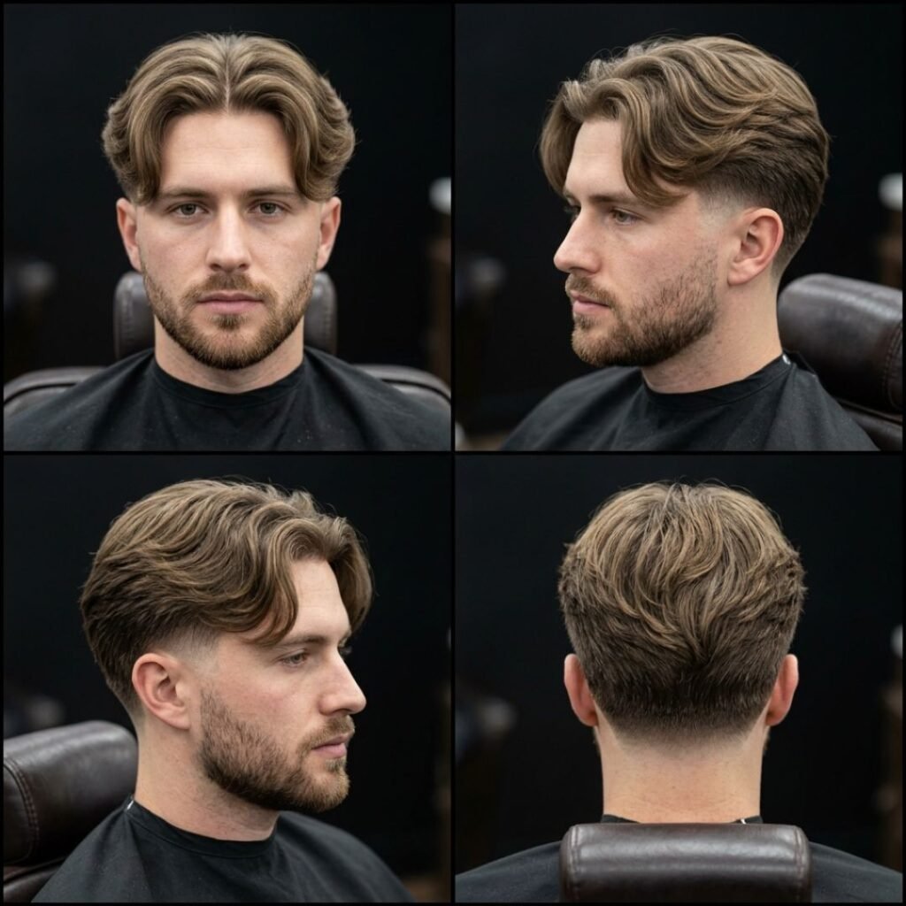 Middle Part Flow with Long Curtains