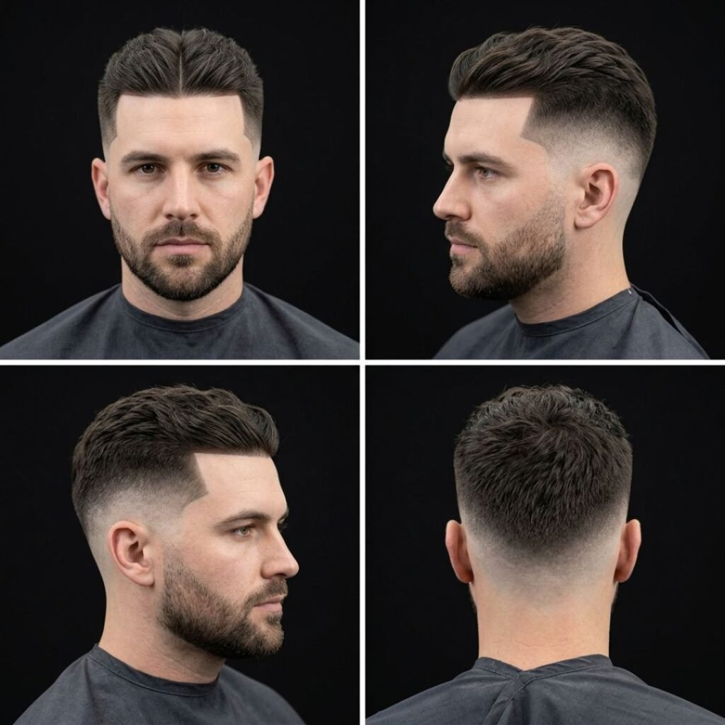 Middle Part with Fade