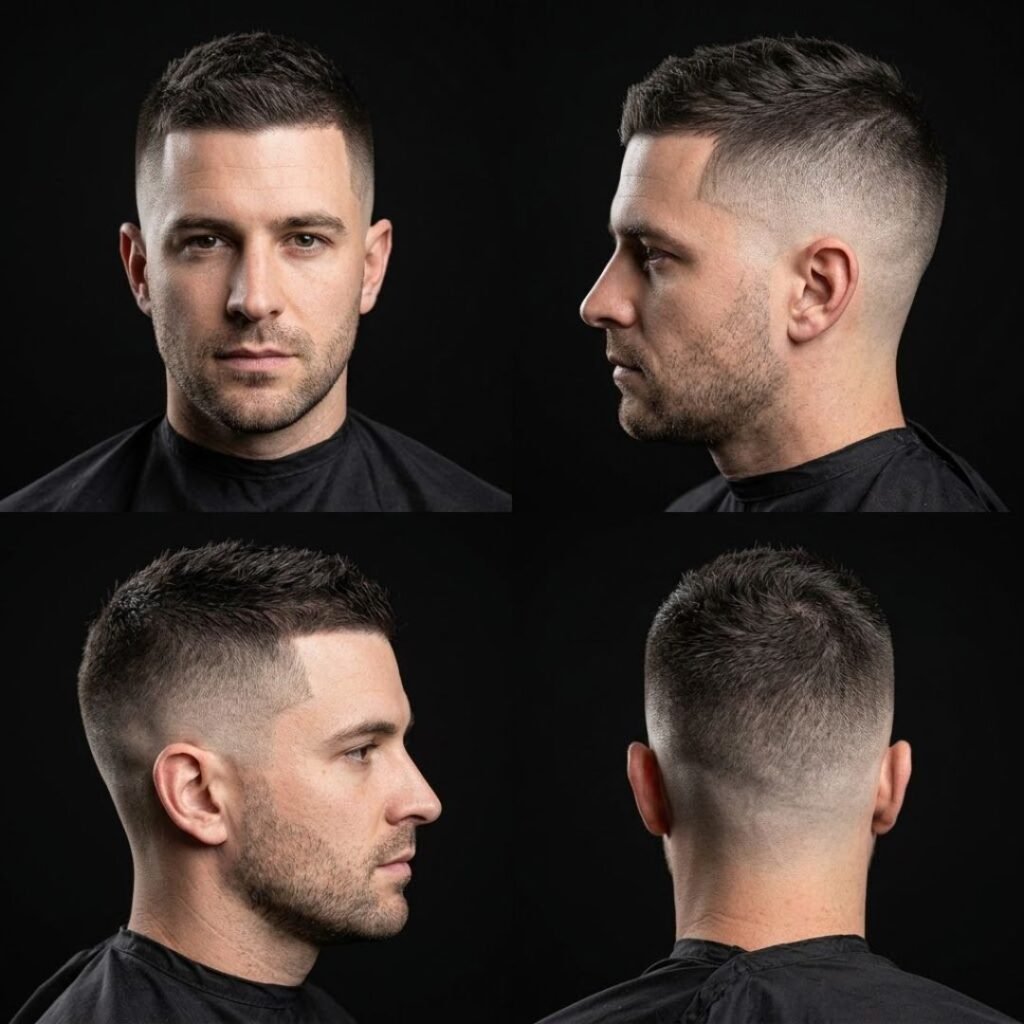 Military-Inspired Crew Cut