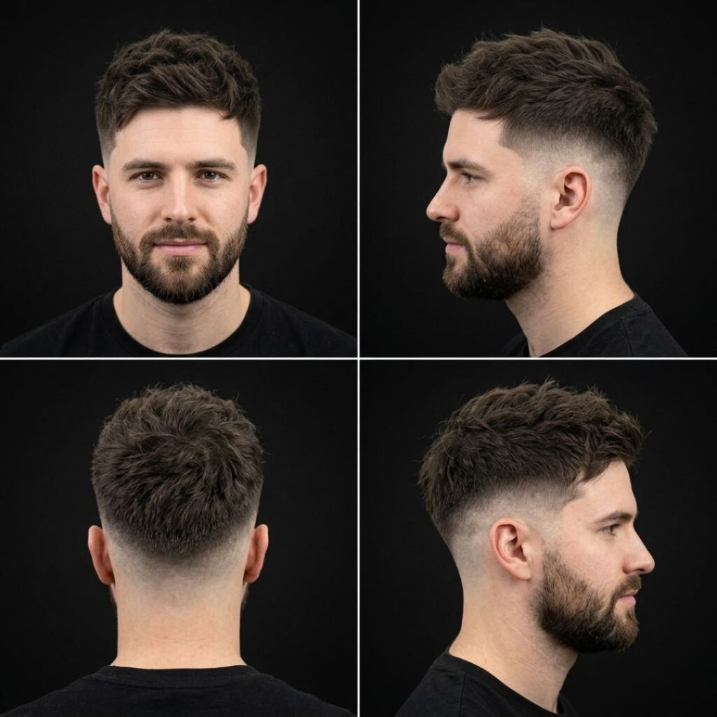 Modern Shaggy Fade Haircut