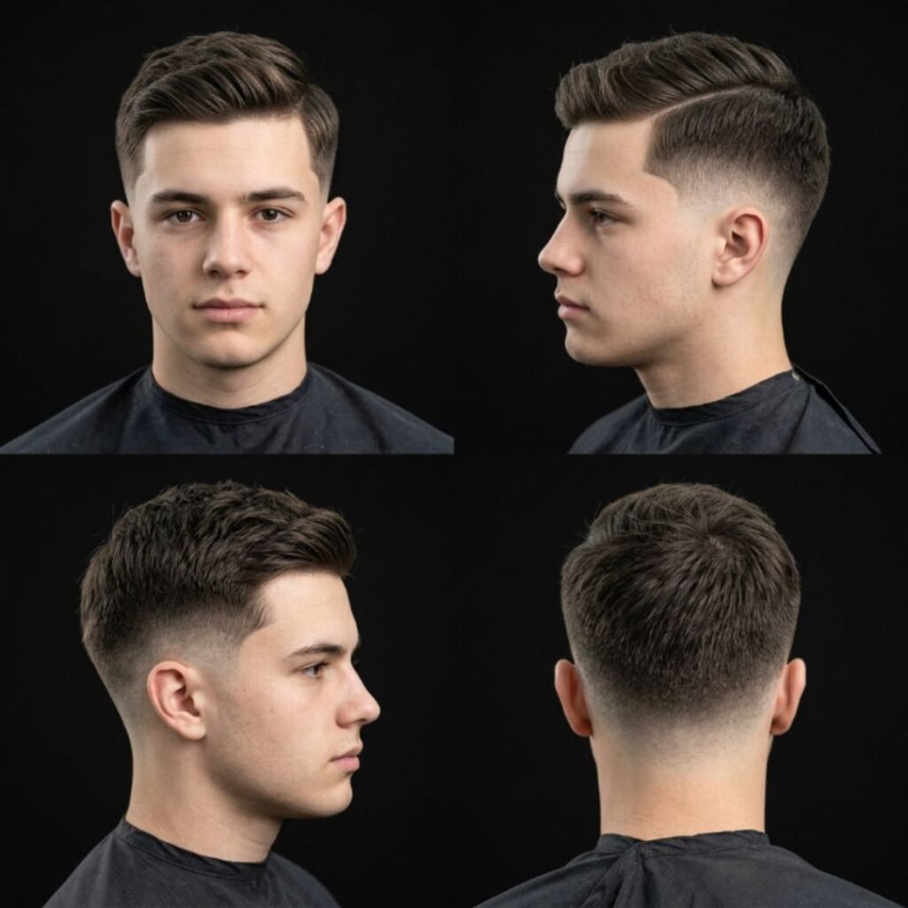 Old Money haircut teen boy