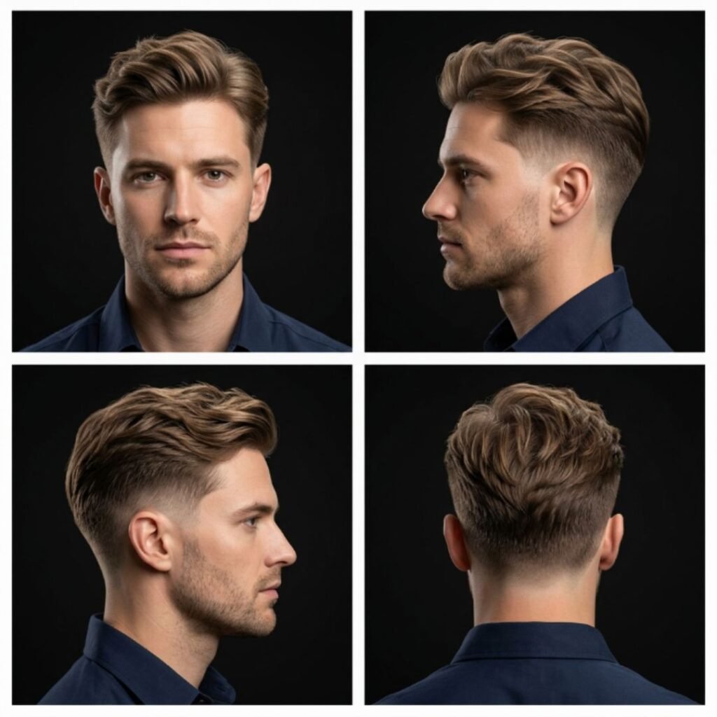 Old money medium hairstyles male