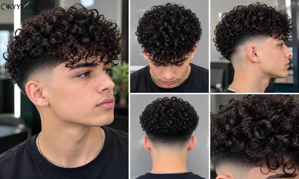 Perm with Fade: Trendy Curly Hairstyles for Men