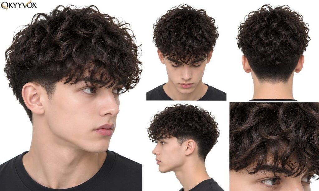 Perm with Fade: Trendy Curly Hairstyles for Men