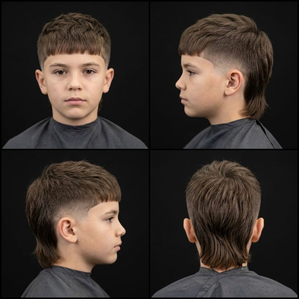 Simple Mullet for Kids