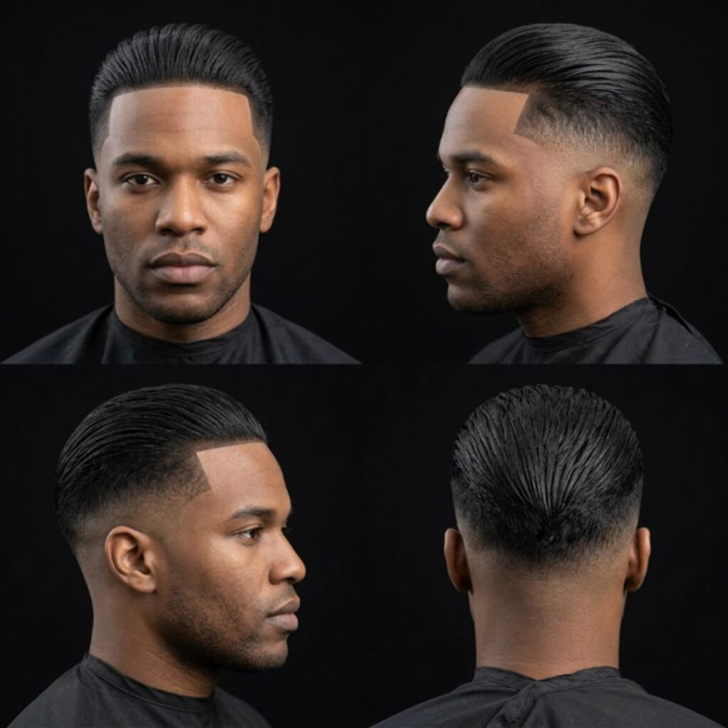 Slick Back Taper Fade