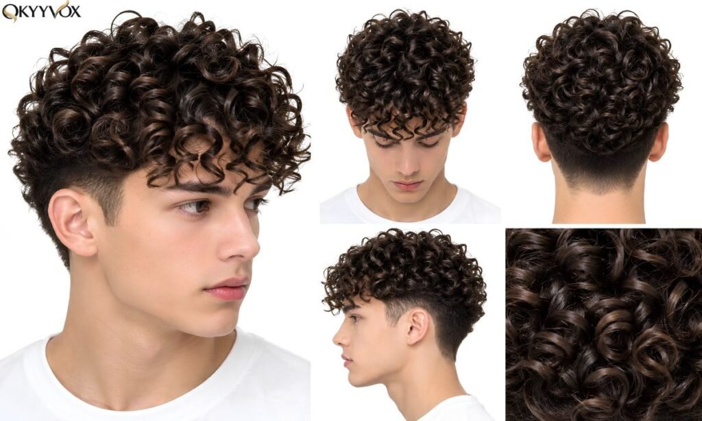 Perm with Fade: Trendy Curly Hairstyles for Men