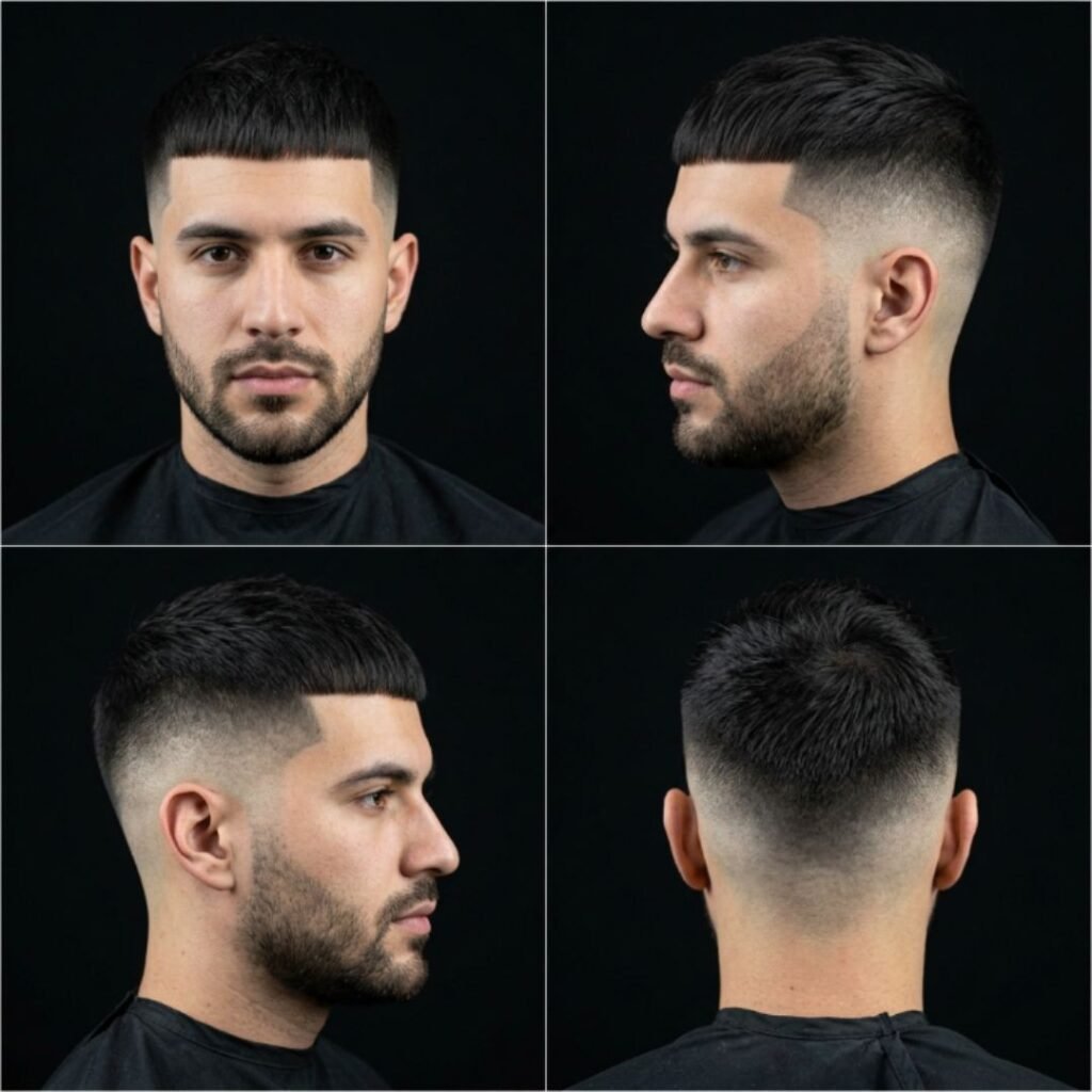 Straight and Faded Caesar