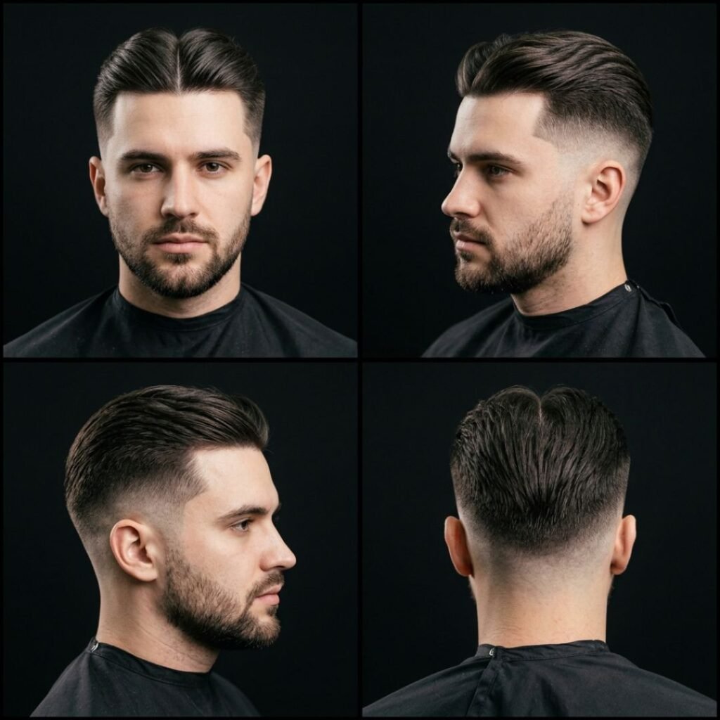 Stylish Classic Middle Part