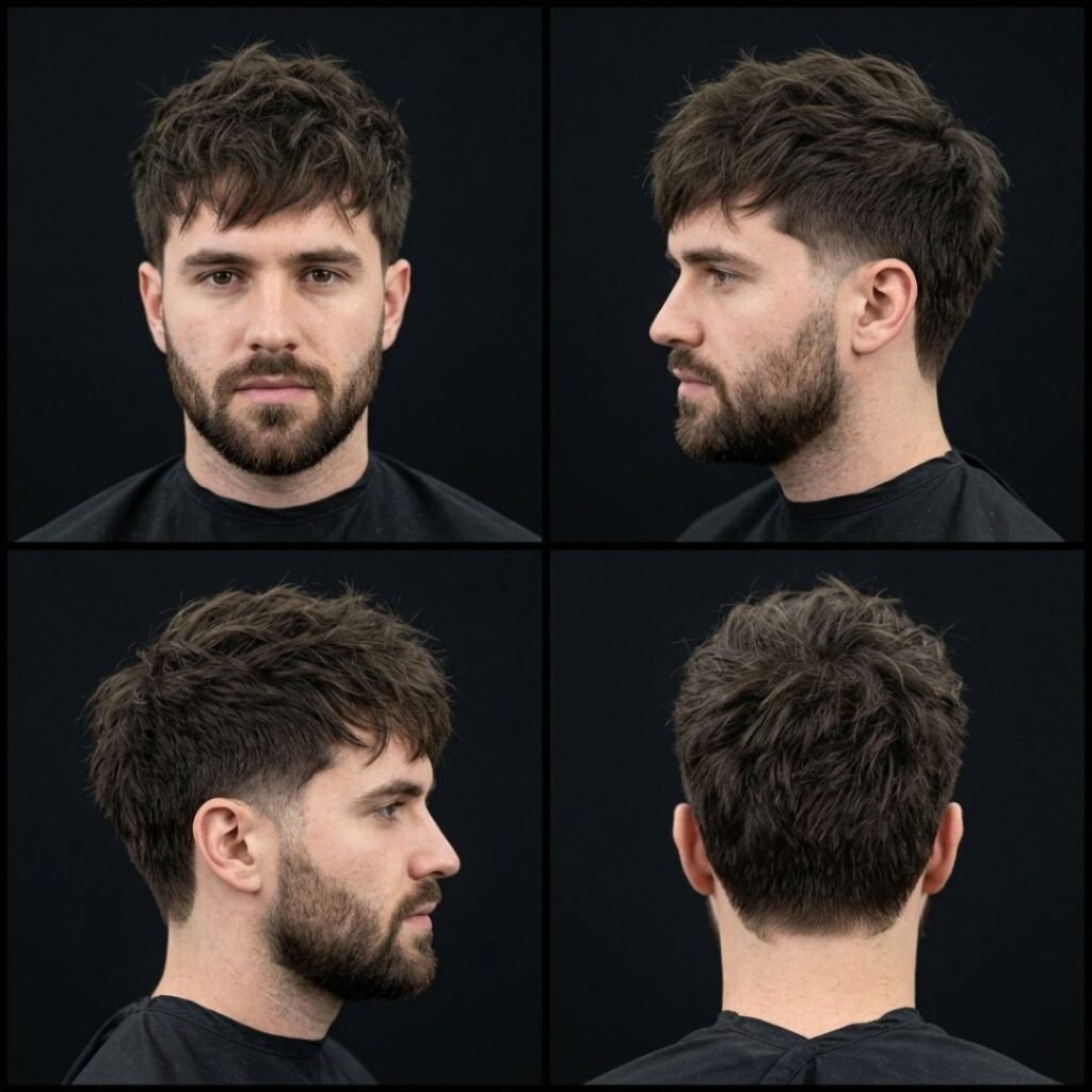 Textured Shaggy Haircut