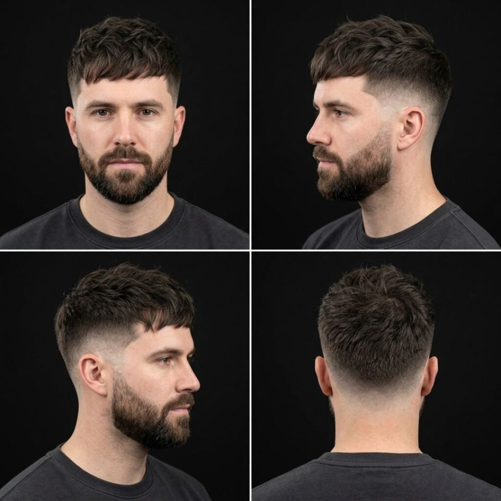 Textured Shaggy Haircut Men