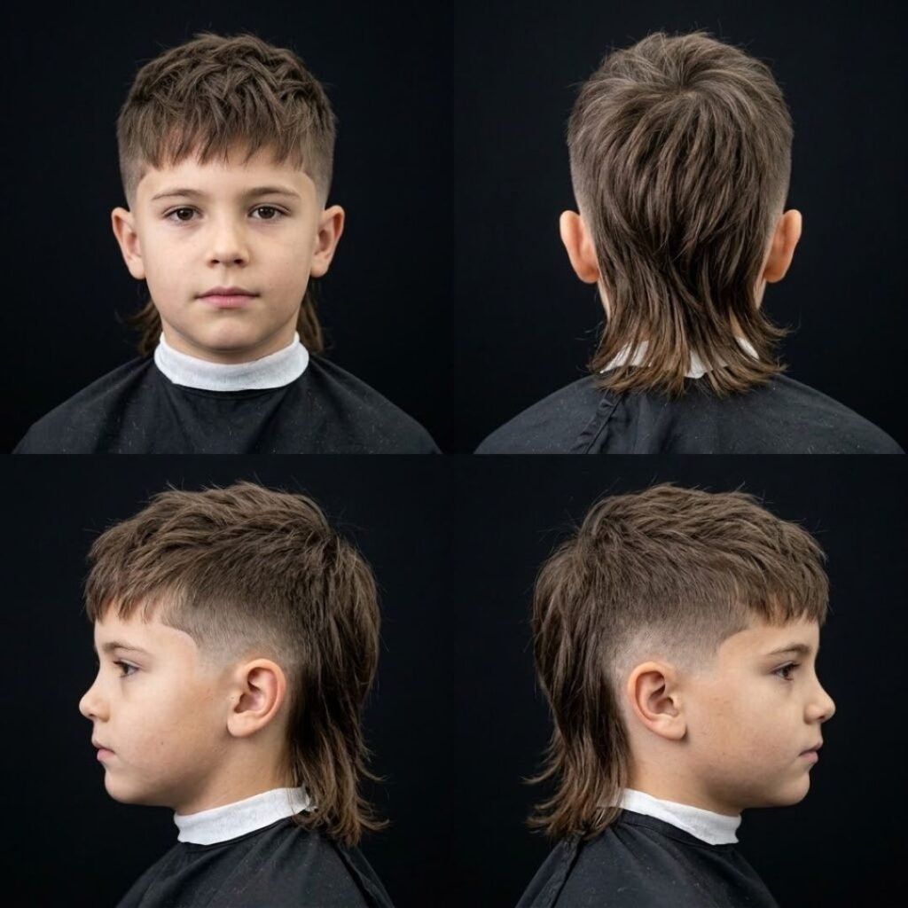 Trendy Kids Mullet Ideas