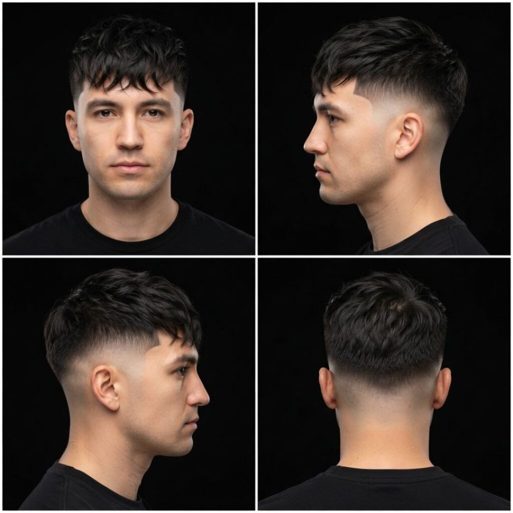 Two block haircut