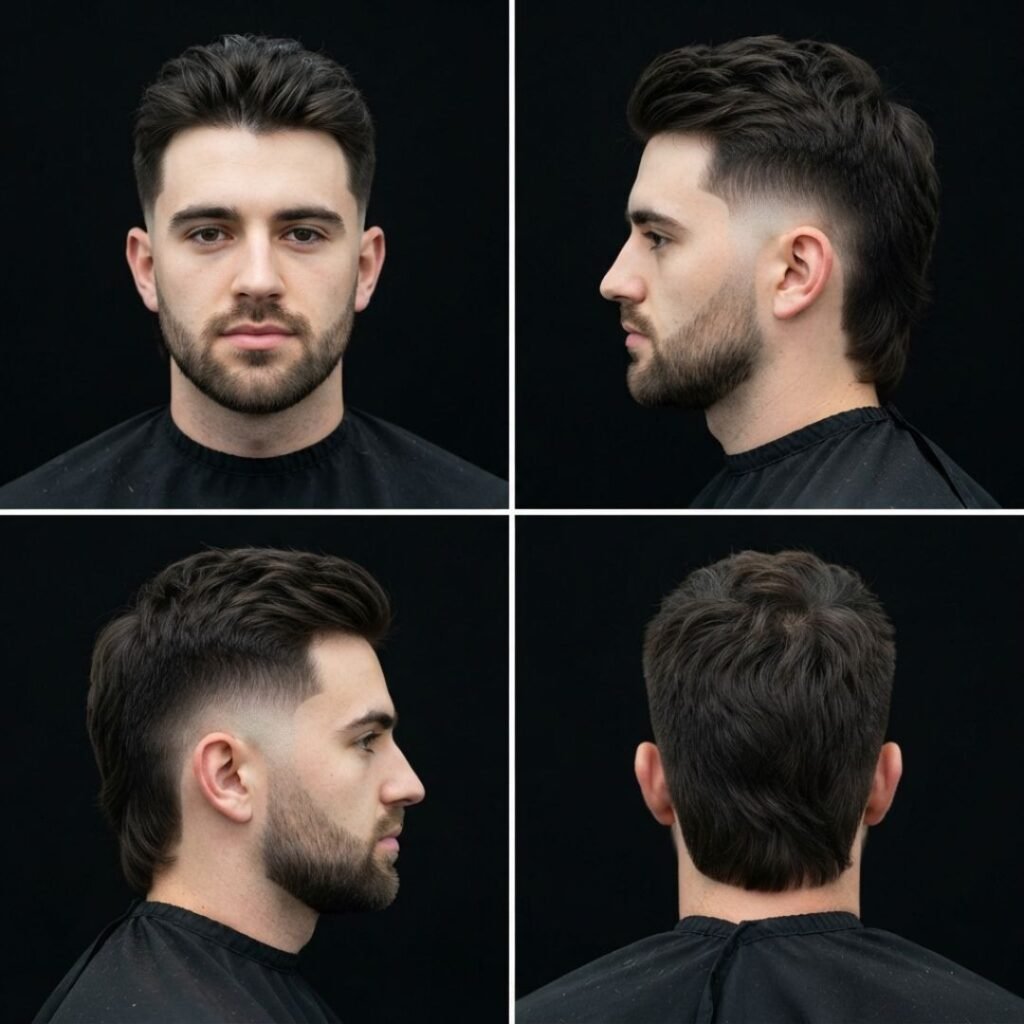 Two block mullet men