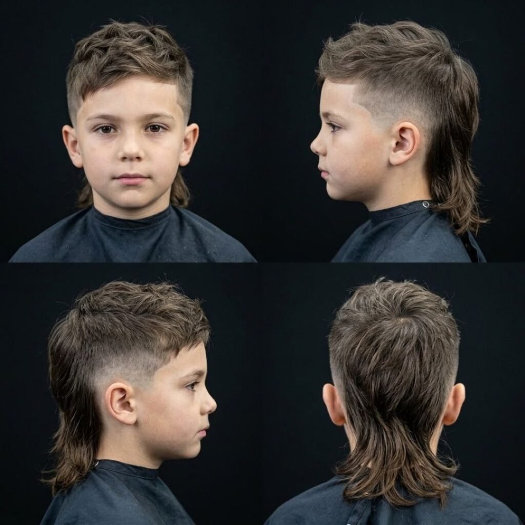 Undercut Mullet Kids