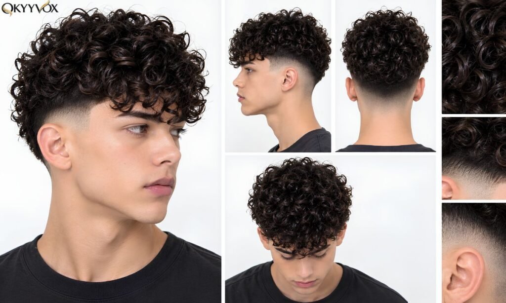 Perm with Fade: Trendy Curly Hairstyles for Men