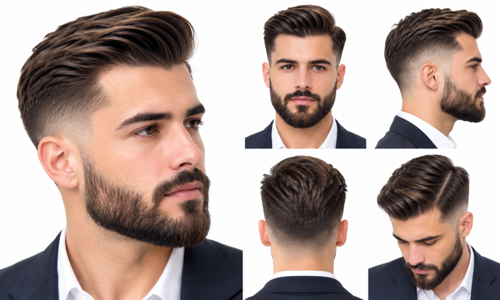 Comb Over Fade No Line: Clean & Stylish Men’s Haircut
